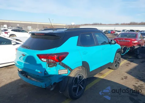 2022 Chevrolet Trailblazer Fwd Rs z USA, uszkodzony, nr VIN KL79MTSLXNB016946